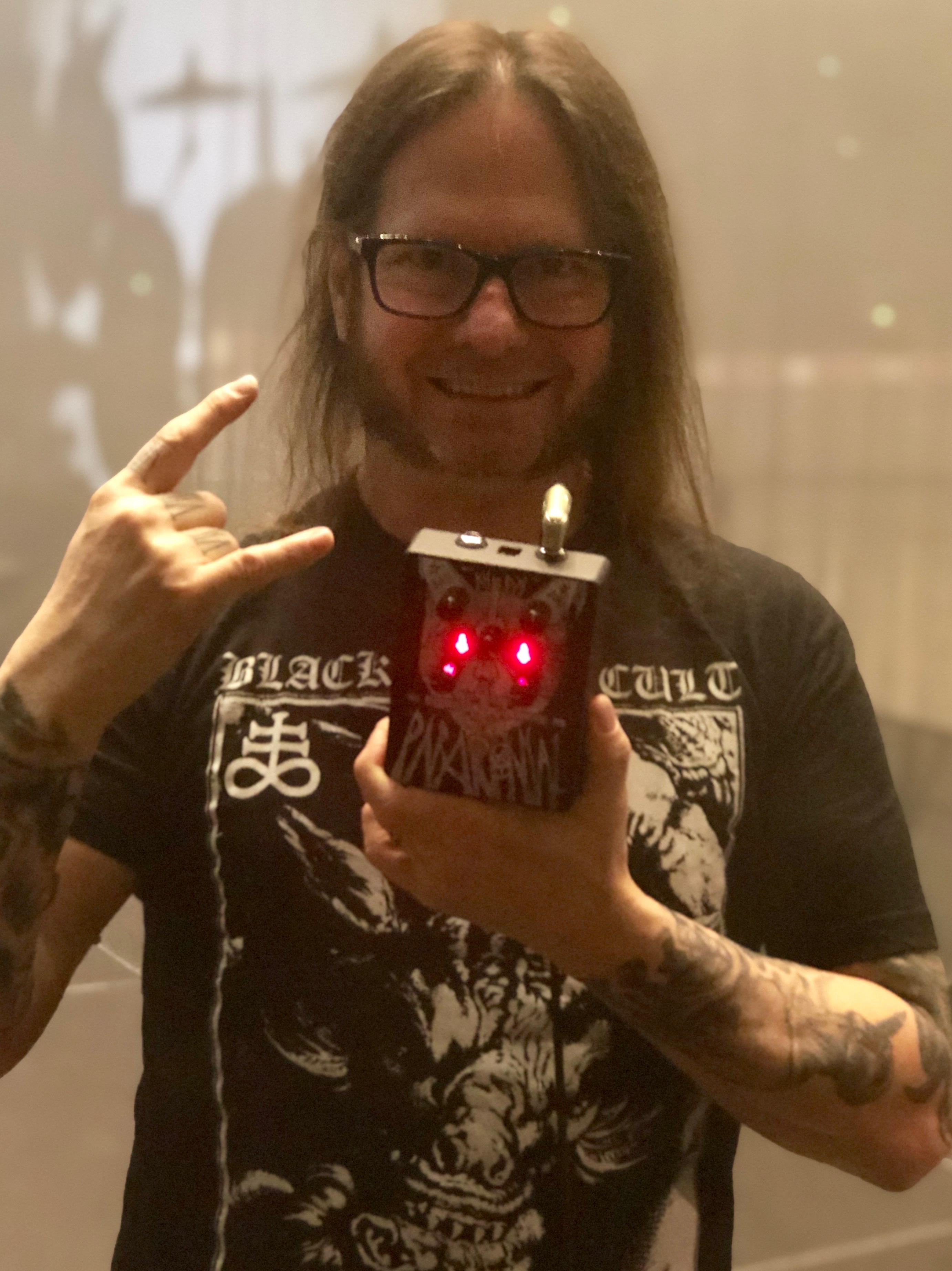 Gary holt with Paranormal pedal by KHDK